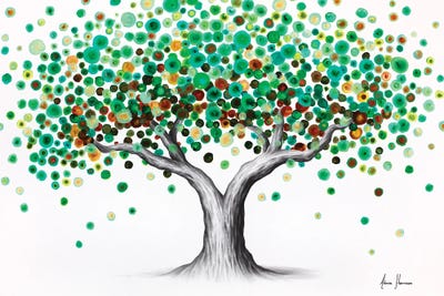 Emerald Garden Tree by Ashvin Harrison canvas print