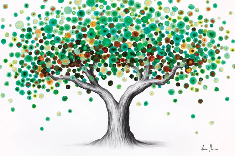 Emerald Garden Tree by Ashvin Harrison wall art