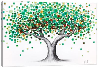Emerald Garden Tree Canvas Art Print - Ashvin Harrison