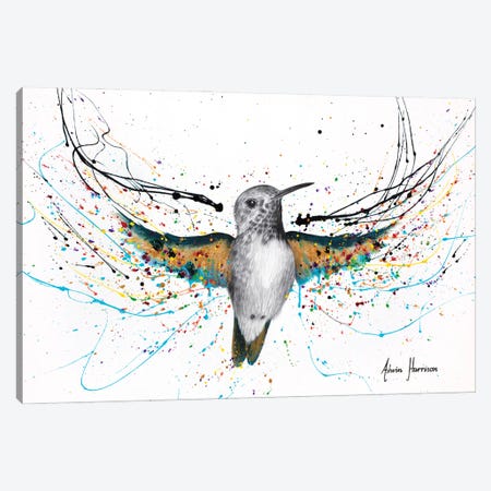 Hummingbird Symphony Canvas Print #VIN961} by Ashvin Harrison Canvas Art