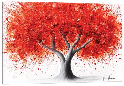 Tree Of Volcanic Vision Canvas Art Print - Ashvin Harrison
