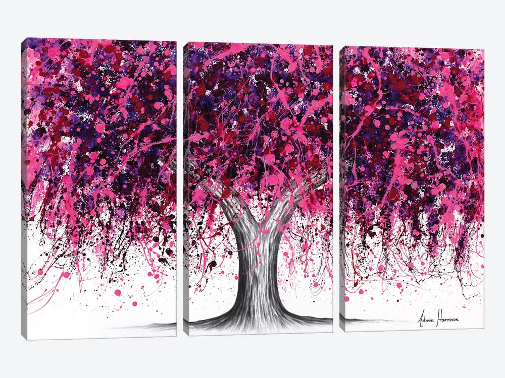 Berry Explosion Tree by Ashvin Harrison 3-piece Art Print