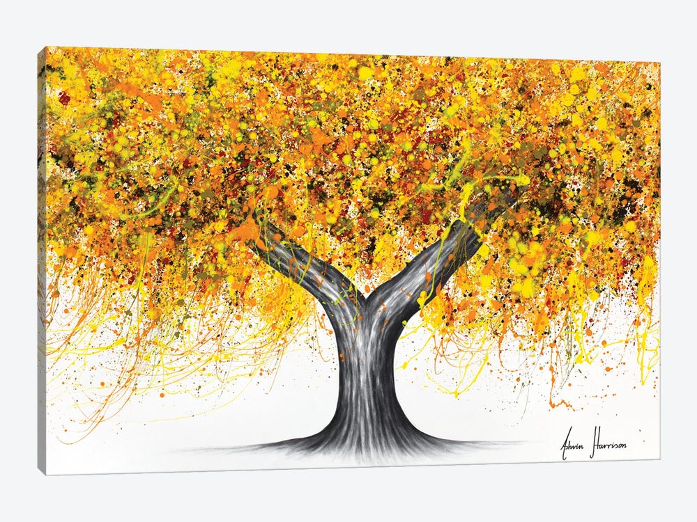Peaceful Sun Tree by Ashvin Harrison 1-piece Canvas Print