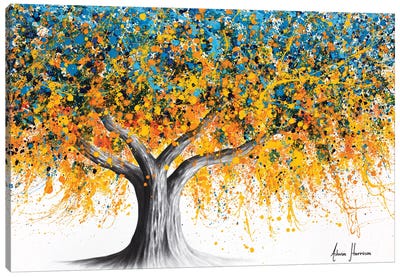 Dnieper River Tree Canvas Art Print