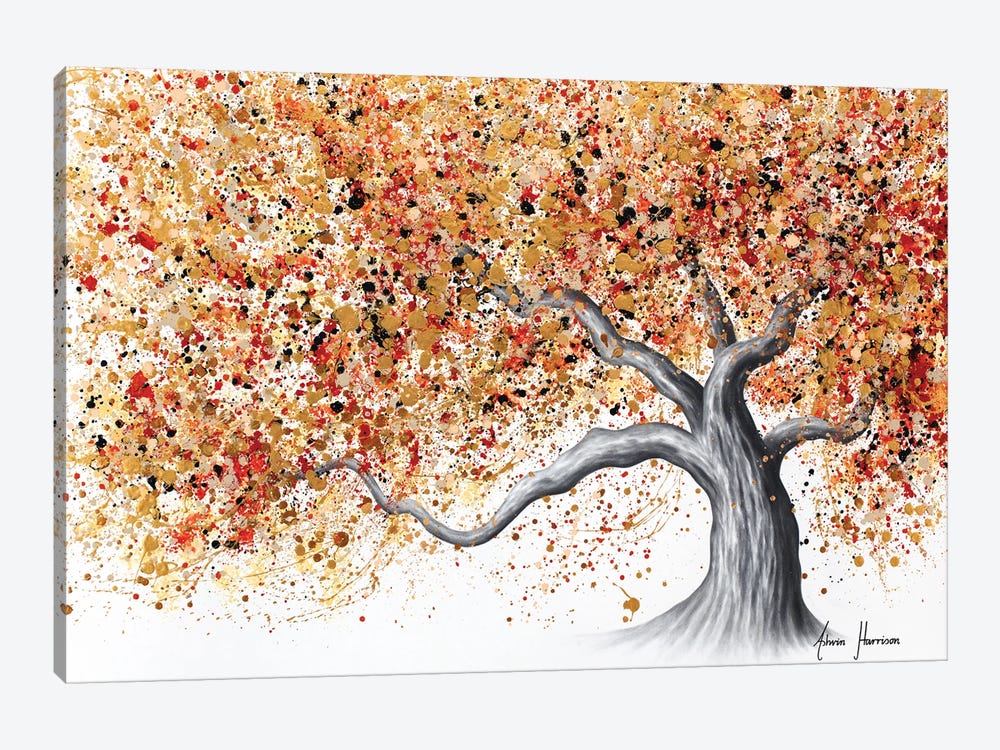 Oriental Prosperity Tree by Ashvin Harrison 1-piece Canvas Print
