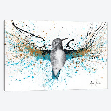 Golden Night Hummingbird Canvas Print #VIN991} by Ashvin Harrison Canvas Art Print