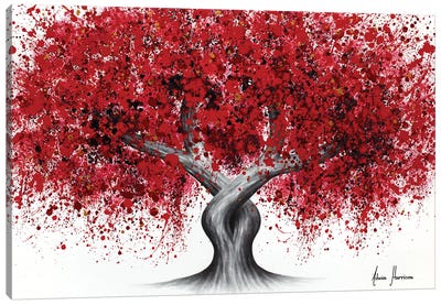 Love Twist Tree Canvas Art Print - Autumn Art