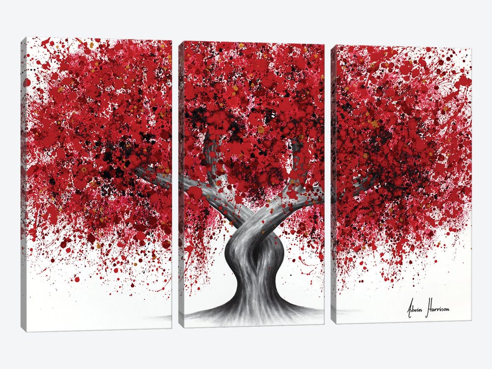Love Twist Tree by Ashvin Harrison 3-piece Canvas Print