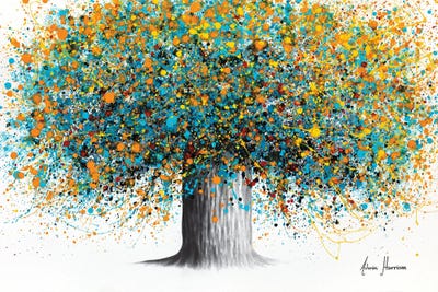 Eastern Sunflower Tree by Ashvin Harrison multi panel art