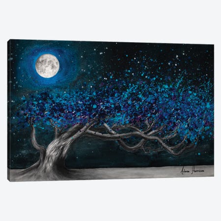 Glowing Midnight Tree Canvas Print #VIN996} by Ashvin Harrison Canvas Artwork