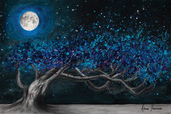 Astronomy & Space: Glowing Midnight Tree by Ashvin Harrison