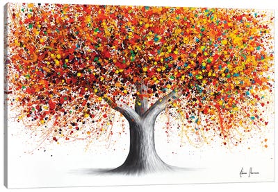 Citrus Serenity Tree Canvas Art Print