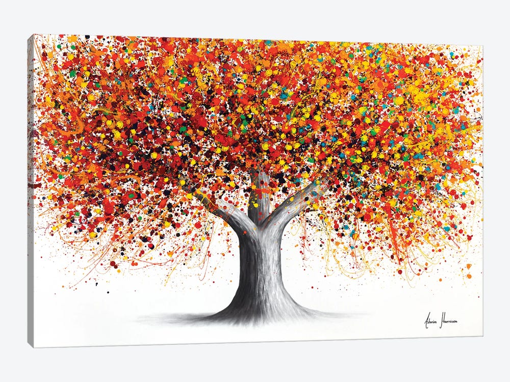 Citrus Serenity Tree by Ashvin Harrison 1-piece Canvas Art