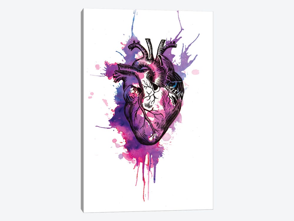 Tell Tale Heart I by Victoria Olt 1-piece Canvas Artwork