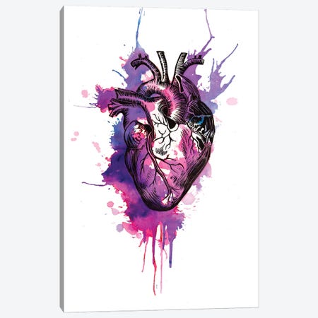 Tell Tale Heart I Canvas Print #VIO22} by Victoria Olt Canvas Artwork
