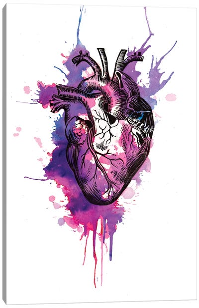 Tell Tale Heart I Canvas Art Print - Victoria Olt