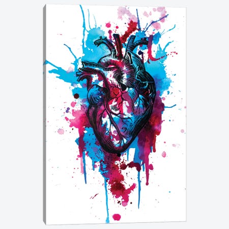 Tell Tale Heart III Canvas Print #VIO23} by Victoria Olt Canvas Art