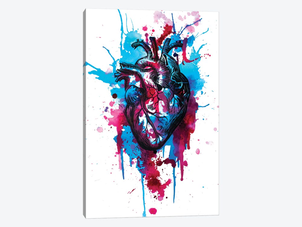 Tell Tale Heart III by Victoria Olt 1-piece Canvas Art Print