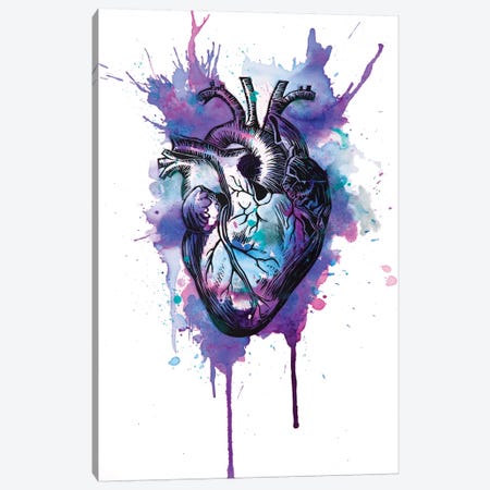 Tell Tale Heart IX Canvas Print #VIO25} by Victoria Olt Canvas Print