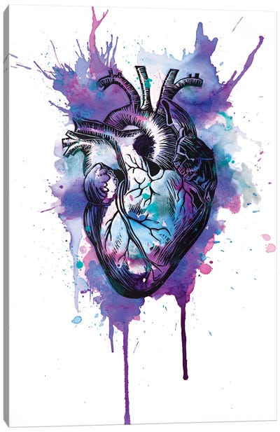Tell Tale Heart IX Canvas Art Print - Victoria Olt