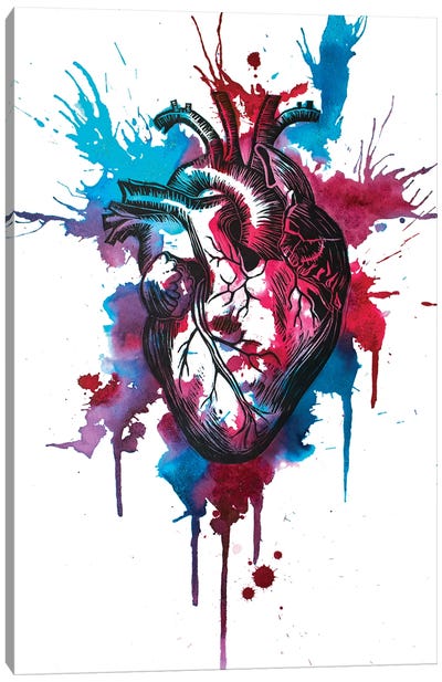 Tell Tale Heart XII Canvas Art Print - Victoria Olt