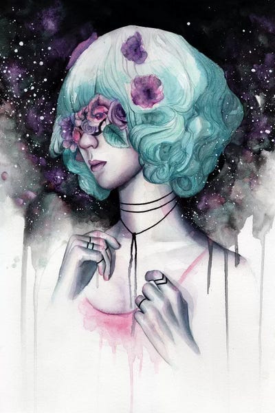 Blinded I by Victoria Olt framed wall art