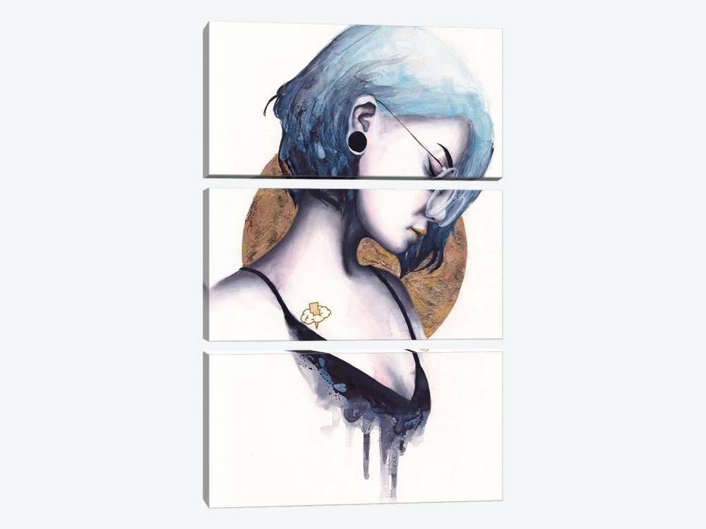 Static by Victoria Olt 3-piece Canvas Print