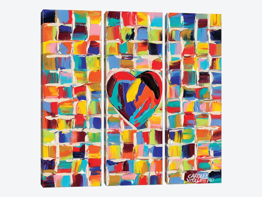 Love Of Color II by Carolee Vitaletti 3-piece Art Print