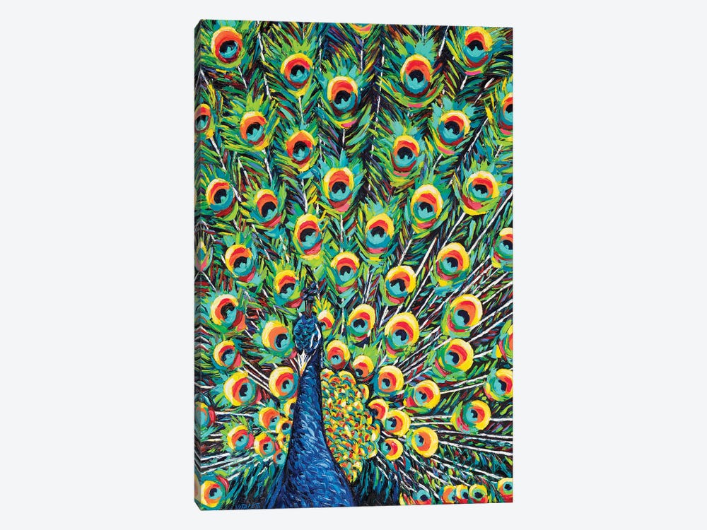 Lavish Peacock I by Carolee Vitaletti 1-piece Canvas Print