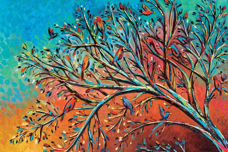 Sunrise Treetop Birds I by Carolee Vitaletti wall art