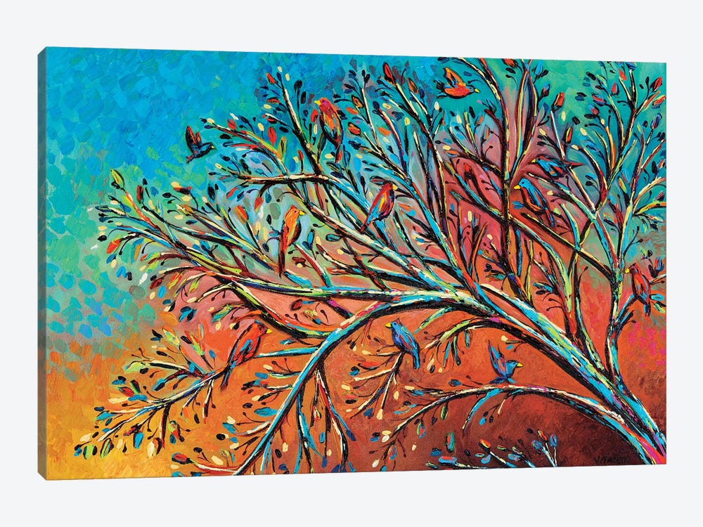 Sunrise Treetop Birds I by Carolee Vitaletti 1-piece Canvas Art