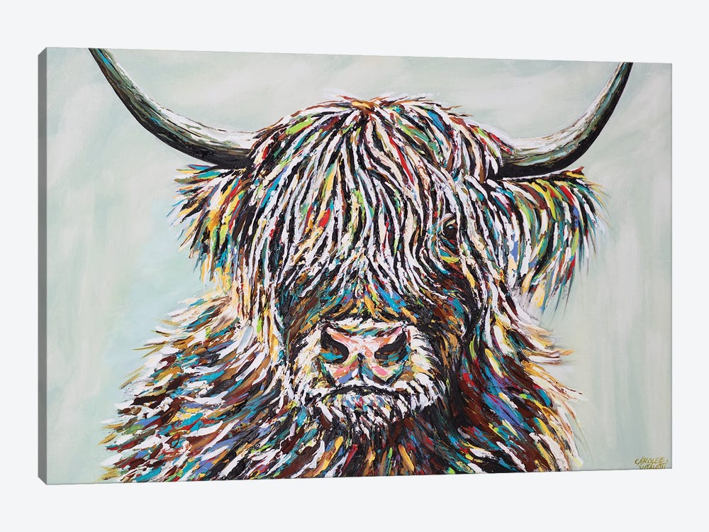 Woolly Highland II by Carolee Vitaletti 1-piece Canvas Art