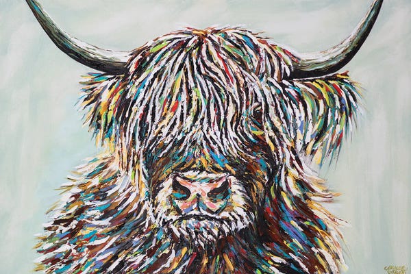 Carolee Vitaletti: Woolly Highland II by Carolee Vitaletti