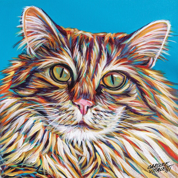 High Society Cat I by Carolee Vitaletti wall art