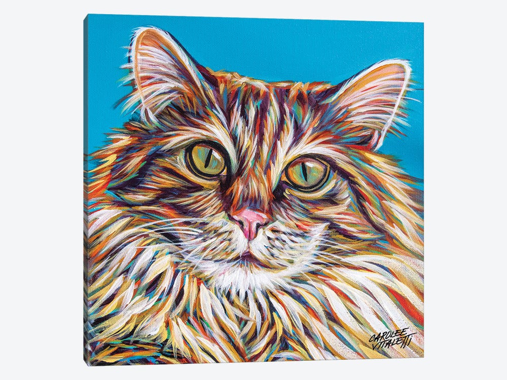 High Society Cat I by Carolee Vitaletti 1-piece Canvas Artwork