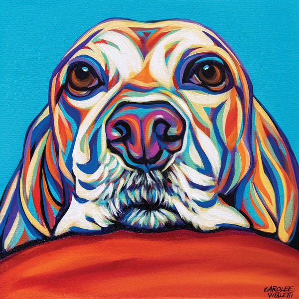 Other Breeds: Kaleidoscope Dog II by Carolee Vitaletti