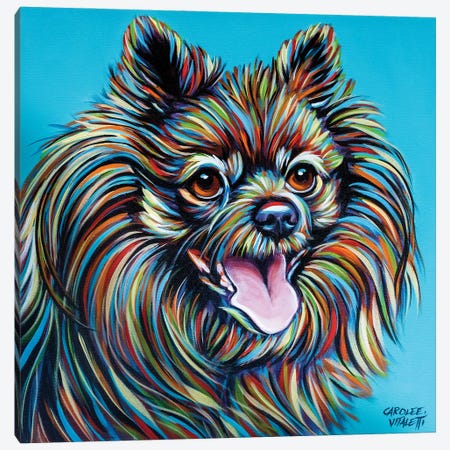 Kaleidoscope Dog III Canvas Print #VIT152} by Carolee Vitaletti Canvas Artwork