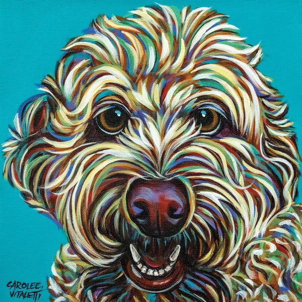 Goldendoodles: Kaleidoscope Dog IV by Carolee Vitaletti