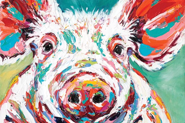 Pigs: Piggy II by Carolee Vitaletti