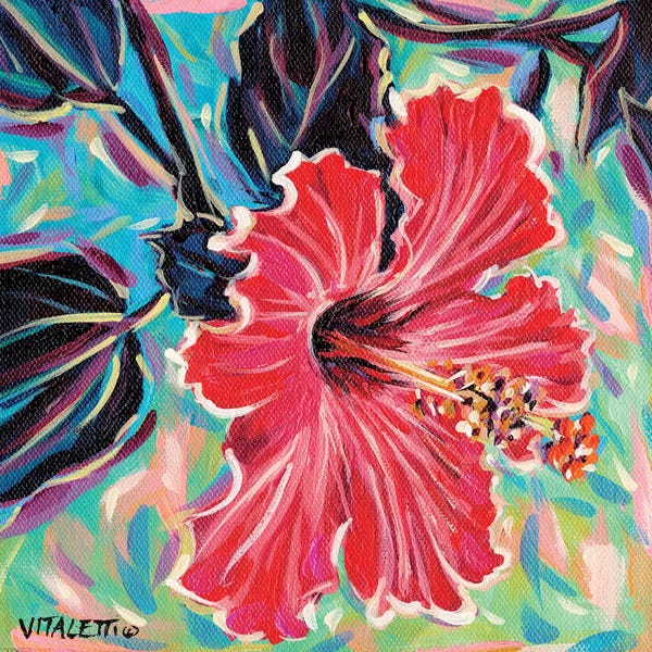 Hibiscuses: Hawaiian Beauty I by Carolee Vitaletti