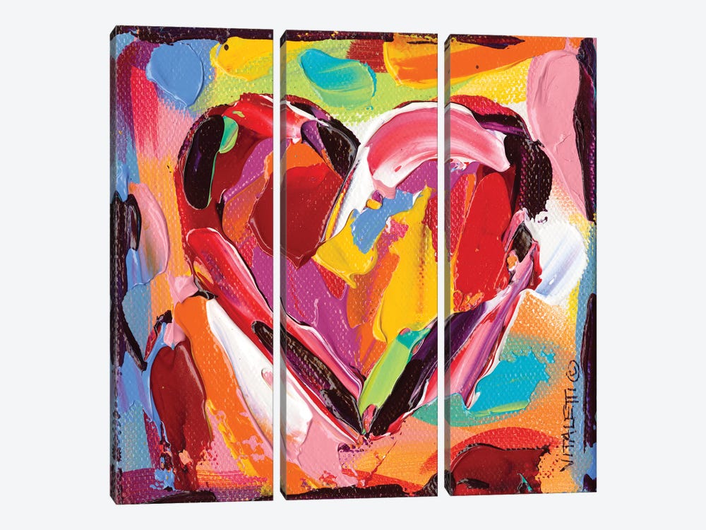 Colorful Expressions I by Carolee Vitaletti 3-piece Canvas Art