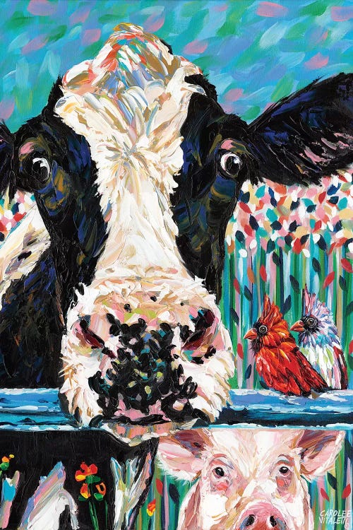 Farm Buddies II by Carolee Vitaletti wall art