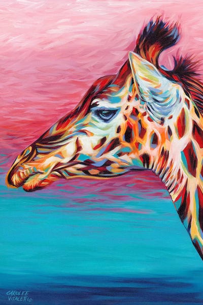Sky High Giraffe Ii Canvas Artwork By Carolee Vitaletti Icanvas