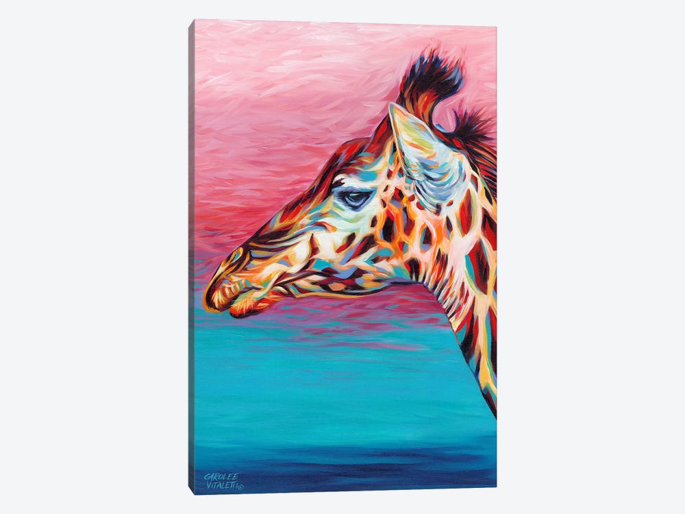 Sky High Giraffe II 1-piece Canvas Artwork