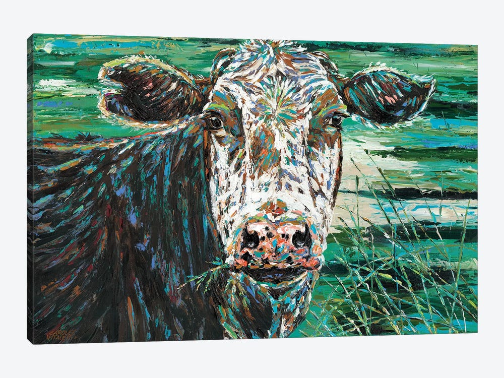 Marshland Cow II 1-piece Canvas Print