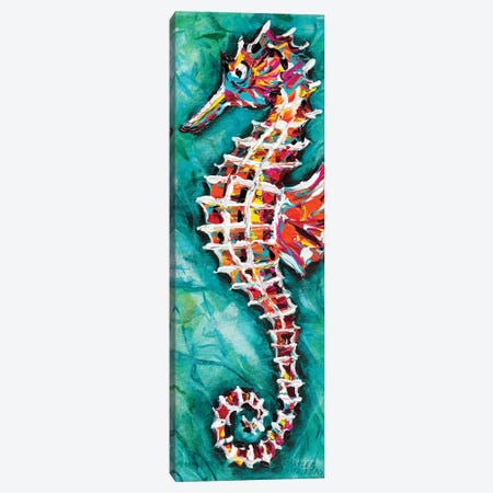 Radiant Seahorse II Canvas Print #VIT69} by Carolee Vitaletti Canvas Art Print