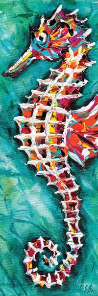 Seahorses: Radiant Seahorse II by Carolee Vitaletti