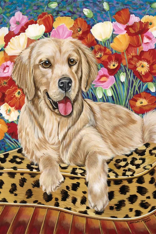 Golden Boy Retriever by Carolee Vitaletti wall art