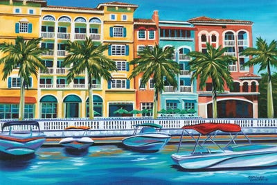 Tropical Rendezvous I by Carolee Vitaletti multi panel art