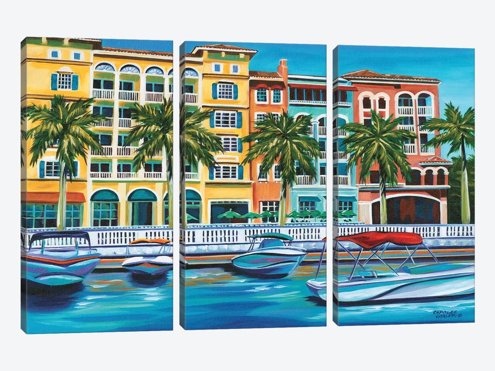 Tropical Rendezvous I by Carolee Vitaletti 3-piece Canvas Artwork